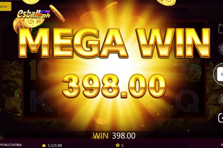 Mega Win ₱398 on JDB Fortune Horse Slot