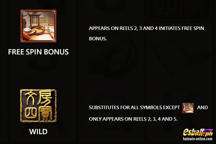 JDB Four Treasures Slot Game Symbols