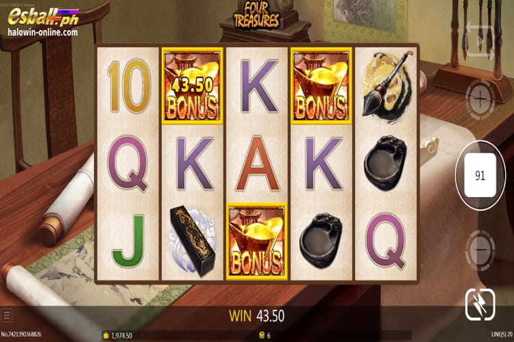 JDB Four Treasures Slot Free Spins Game 1