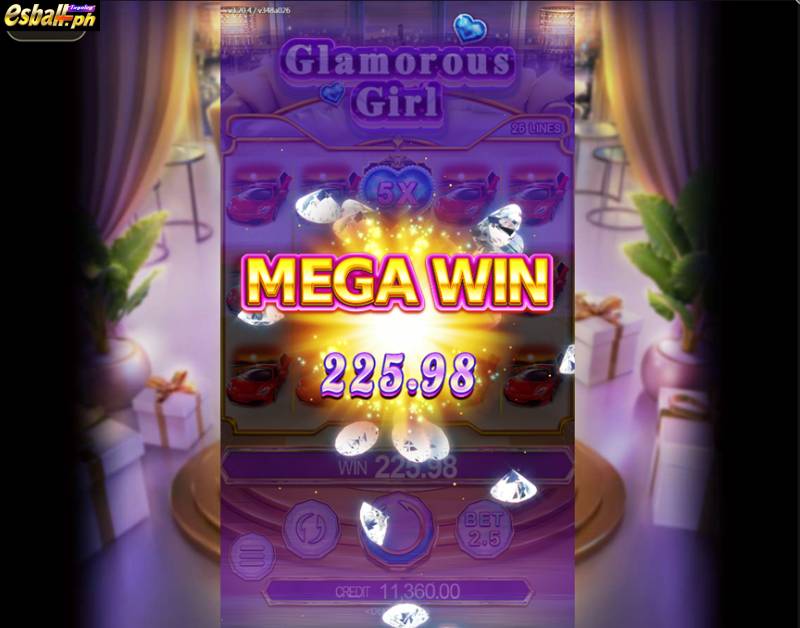 Glamorous Girl Slot Game Big Win 2