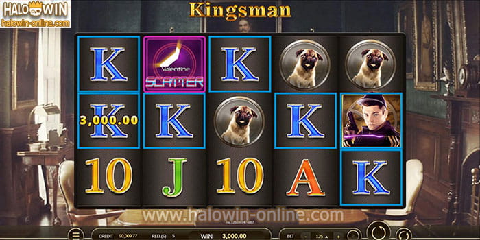 Bet 1.25 pesos and win 3,000 pesos on JDB Kingsman Slot Big Win.