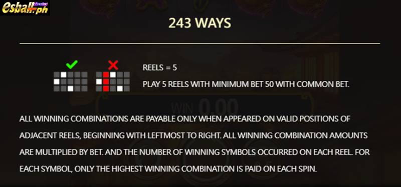 JDB Lantern Wealth Slot Game – 243 Ways