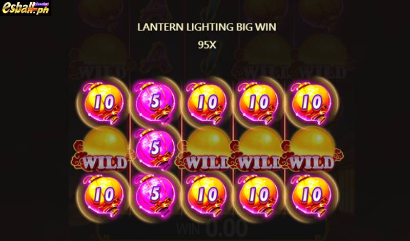 Wild Symbol in Lantern Lighting Bonus Mode 2