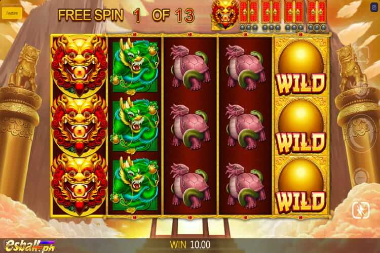 Free Spin Bonus in JDB Legendary 5 Slot Casino Game