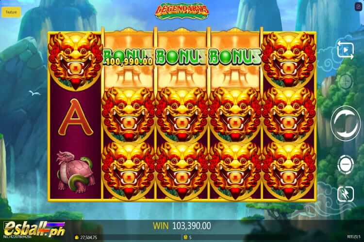 Free Spin Bonus in JDB Legendary 5 Slot Casino Game