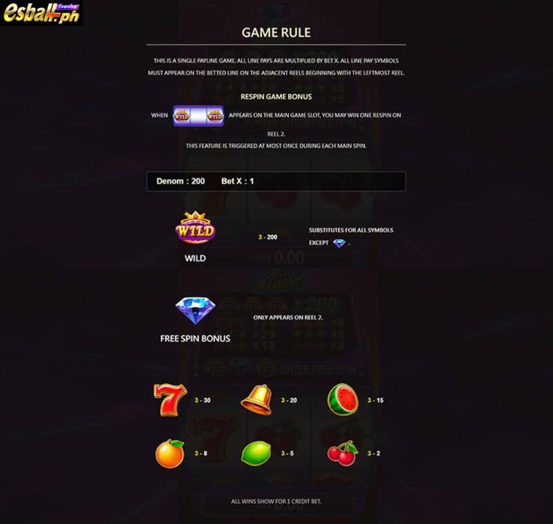 JDB Lucky Diamond Slot Games Rules