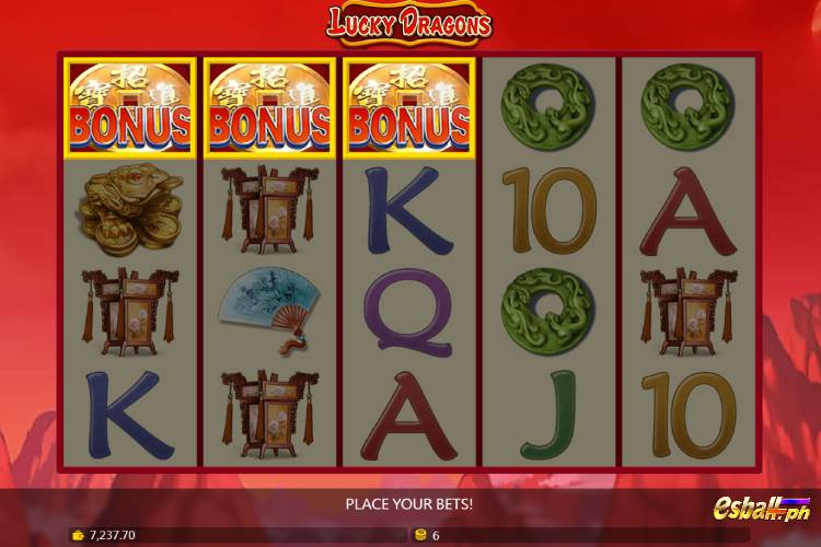 JDB Lucky Dragons Slot Free Spin Bonus Game