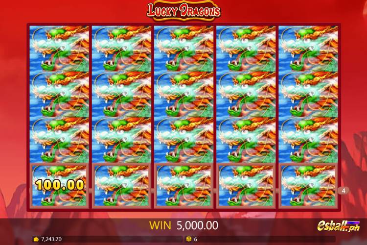 JDB Lucky Dragons Slot Game Big Win & Mega Win