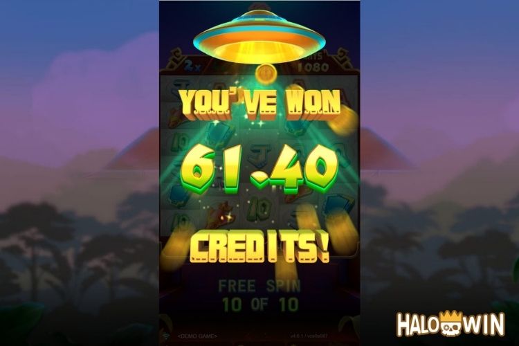 Get 61.4 Pesos in Maya Gold Crazy Free Spins.