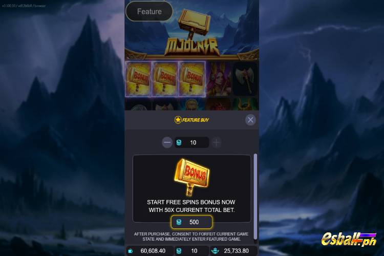 How to Play JDB Mjolnir Slot Game - Feature Buy