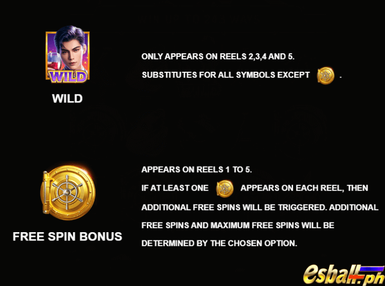 JDB Money Bags Man 2 Slot Free Spin Bonus Game - Paytable