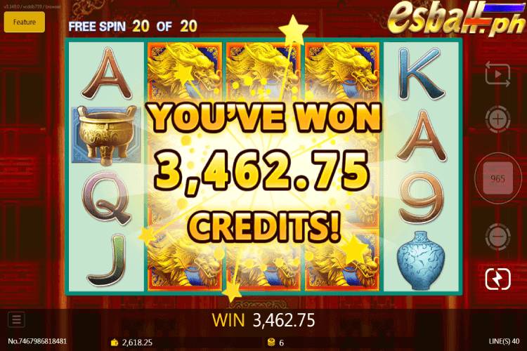 JDB Moonlight Treasure Slot Game Big Win - Bet 6 coins to get a BIG WIN 3,462