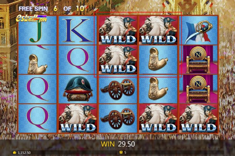 DB Napoleon Slot Free Spins: Sticky Symbol