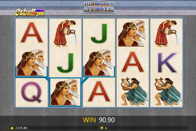 Big Win ₱90.9 on Olympian Temple JDB Slot!