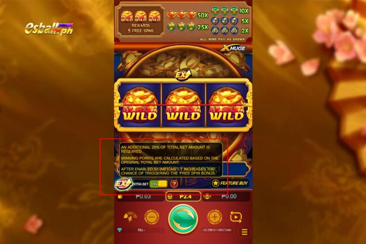 JDB Treasure Bowl Slot Features: Extra Bet