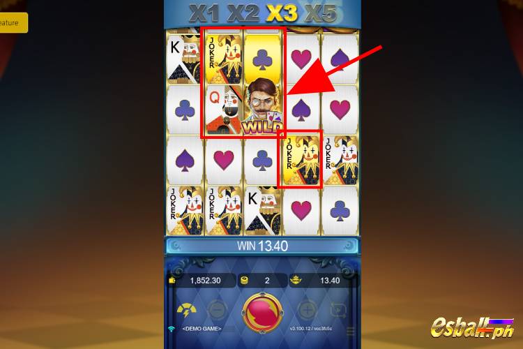 JDB Trump Card Slot Game Special Features - Golden Symbols