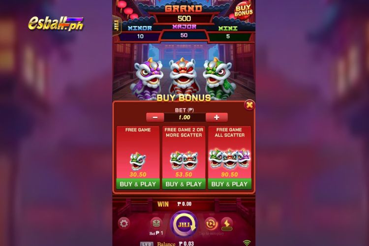 Jili 3 Lucky Lion Slot Game Features: Bonus Buy Jili 3 Lucky Lion Slot Game Features: Bonus Buy