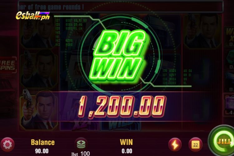 Bet 100 pesos for a Jili Agent Ace BIG win of 1,200 pesos!