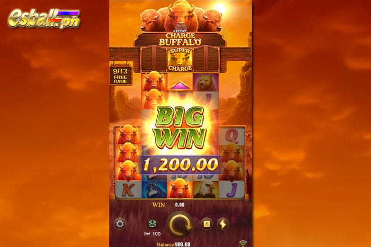 Charge Buffalo Ascent - Bet 100 to Get Charge Buffalo Ascent Big Win 1,200