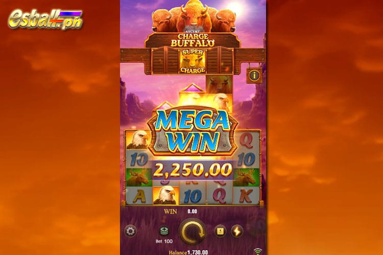 Charge Buffalo Ascent - Bet 100 to Get Mega Win 2,250