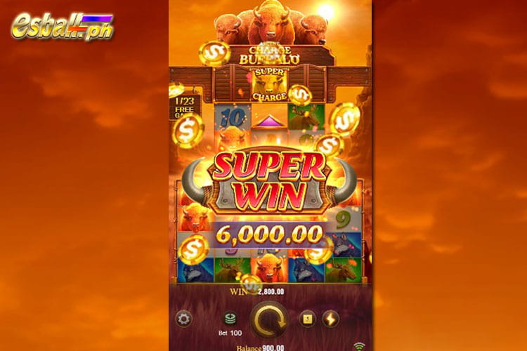 Charge Buffalo Ascent - Bet 100 to Get Super Win 6,000