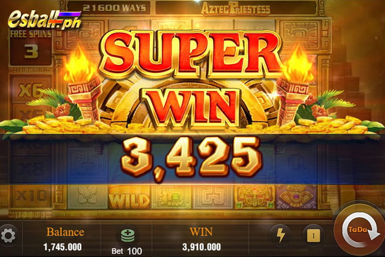 Bet 100 pesos and win 3,425 pesos on Jili Aztec Priestess Super Win! Bet 100 pesos and win 3,425 pesos on Jili Aztec Priestess Super Win!