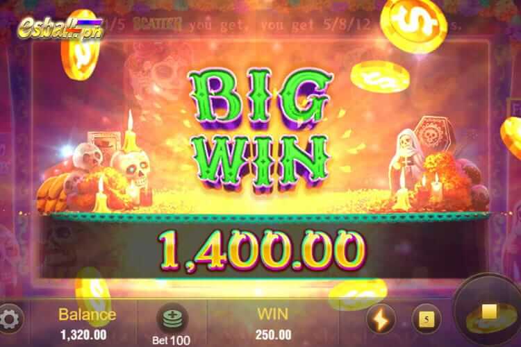 Bet 100 pesos and win 1,400 pesos on Jili Bone Fortune Big Win!