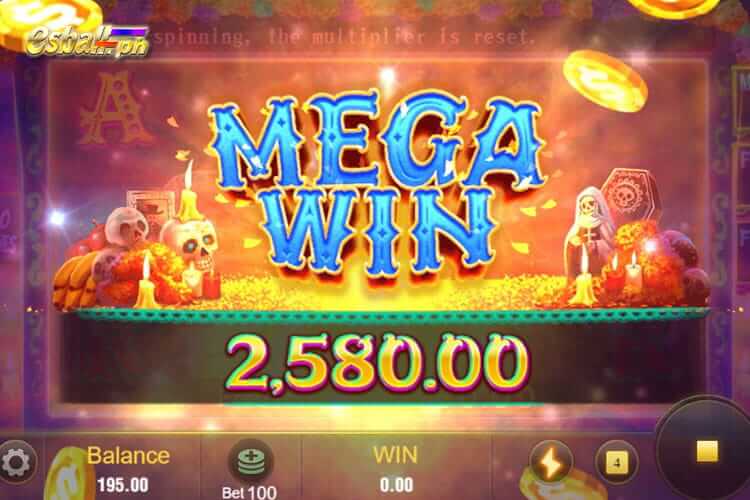 Bet 100 pesos and win 2,580 pesos on Jili Bone Fortune Mega Win!