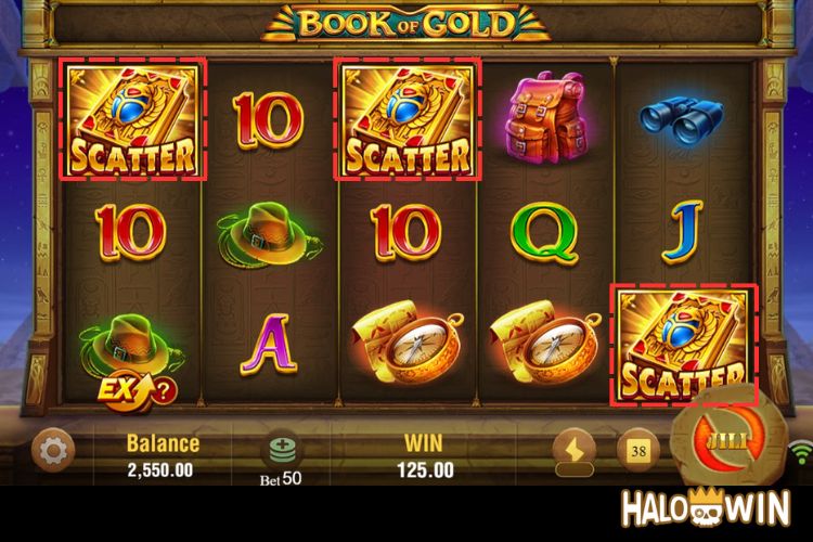 3+ Scatters Trigger Book Of Gold Free Spins