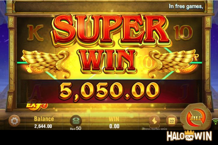 Bet 50 pesos and win 5,050 pesos on Book Of Gold Big Win.