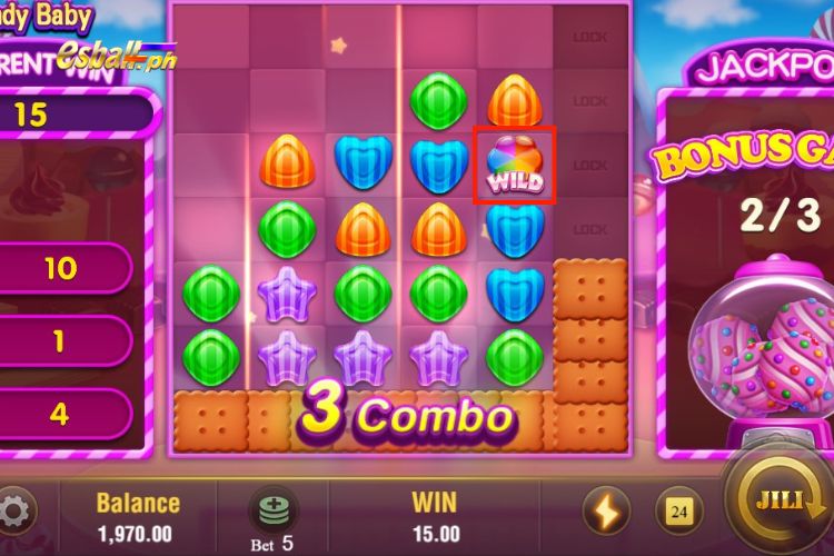 Jili Candy Baby Slot Game Symbols: Wild