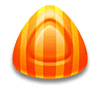 JILI Candy Baby Slot Game Paytable: Level 2 (5X5) Pay Table - Orange symbol