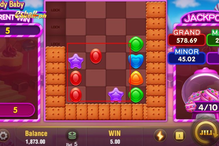 Jili Candy Baby Slot Game Special Features: Cascading