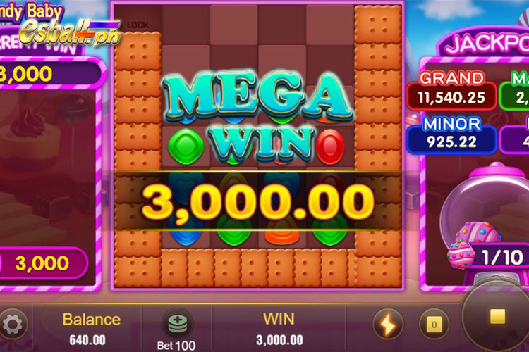 Bet 100 pesos to get a Jili Candy Baby MEGA win of 3,000 pesos!