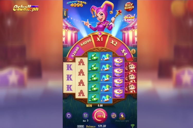 Jili Circus Joker 4096 Slot Overview Jili Circus Joker 4096 Slot Overview
