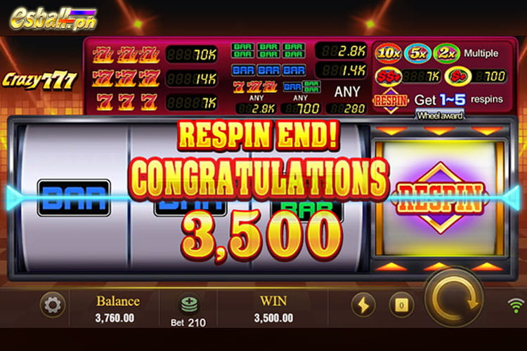 Bet 210 pesos and get Jili crazy 777 jackpot 3,500 pesos Bet 210 pesos and get Jili crazy 777 jackpot 3,500 pesos