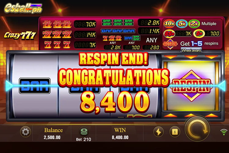 Bet 210 pesos and get Jili crazy 777 big win 8,400 pesos Bet 210 pesos and get Jili crazy 777 big win 8,400 pesos