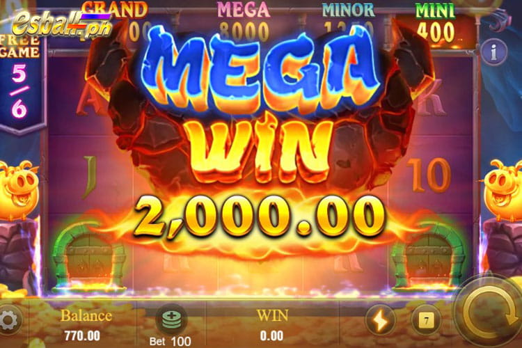 Bet 100 pesos to get a Jili Devil Fire 2 mega win of 2,000 pesos!