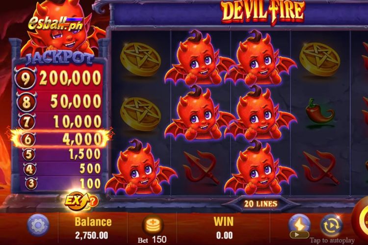 Jili Devil Fire Slot Jackpot Game