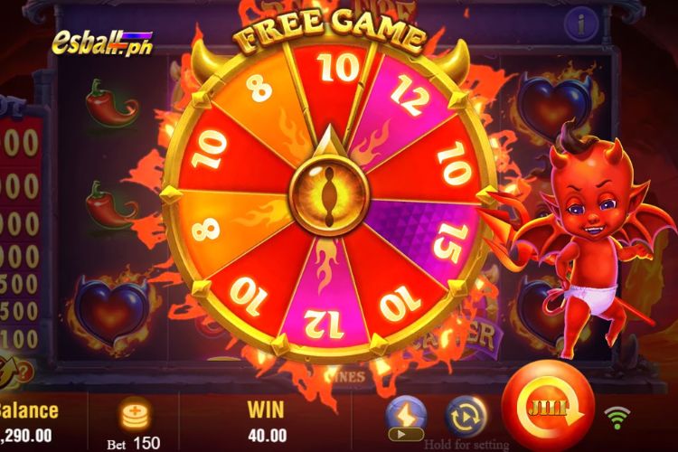 Jili Devil Fire Slot Lucky Wheel
