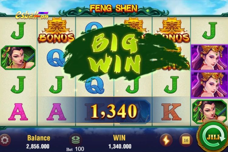Won the Jili Feng Shen BIG Win prize of 1,340 pesos! Won the Jili Feng Shen BIG Win prize of 1,340 pesos!