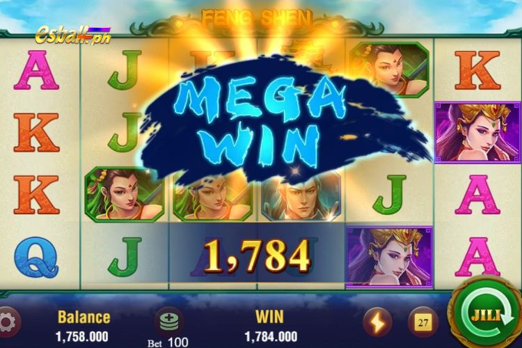 Won the Jili Feng Shen Mega Win prize of 1,784 pesos! Won the Jili Feng Shen Mega Win prize of 1,784 pesos!