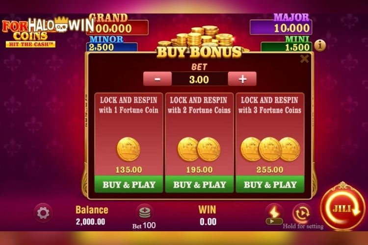 Jili Fortune Coins Slot Features: Bonus Buy