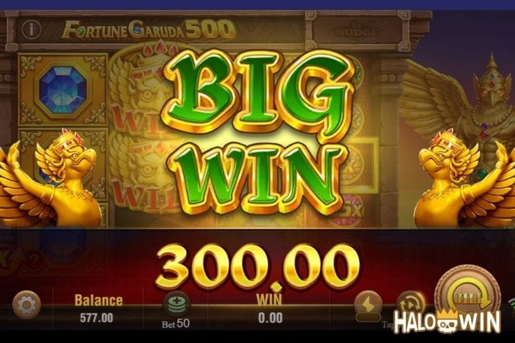 Bet 50 pesos and win 300 pesos on Fortune Garuda 500 Big Win. Bet 50 pesos and win 300 pesos on Fortune Garuda 500 Big Win.