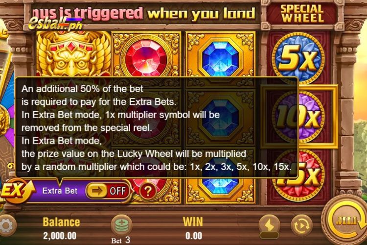 Jili Fortune Gems 2 Slot Features: Extra Bet