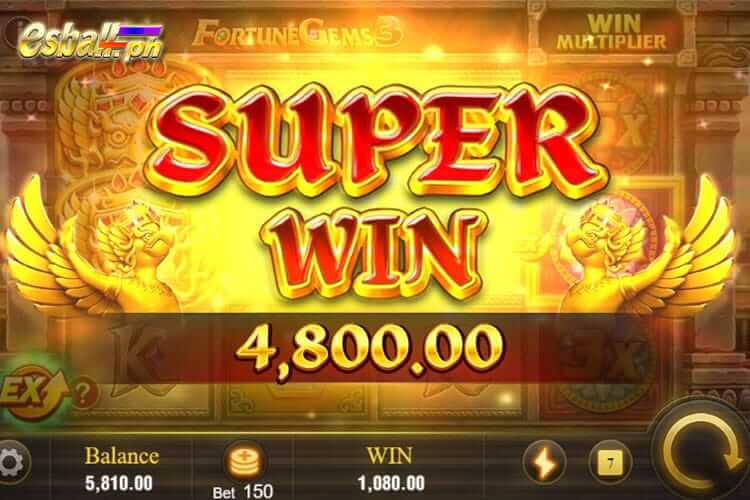Bet 150 pesos on Jili Fortune Gems 3 slot Games & Super Win 4,800 pesos!