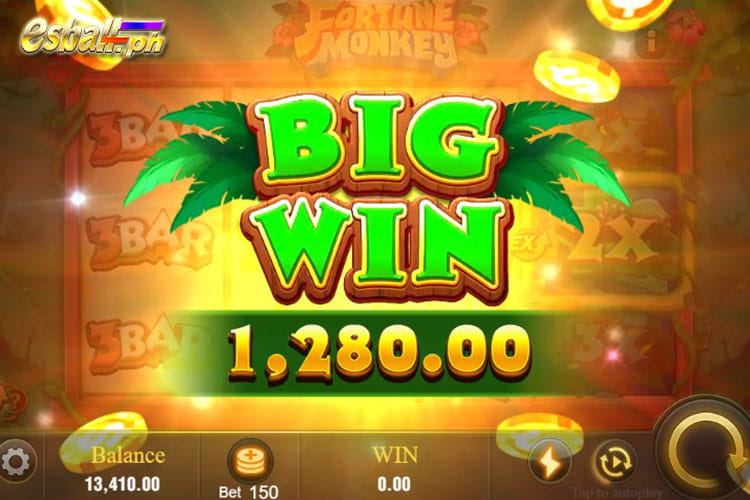 How to Win Fortune Monkey Games Max Win - BIG WIN 1,280