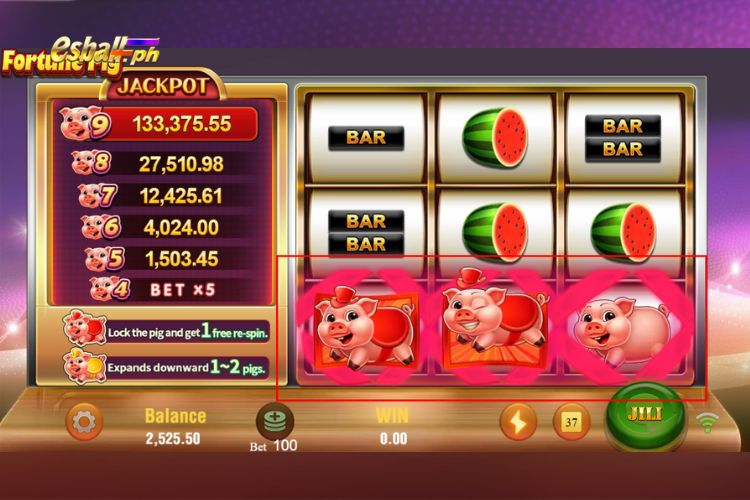 Jili Fortune Pig Slot Game Special Features: Respin