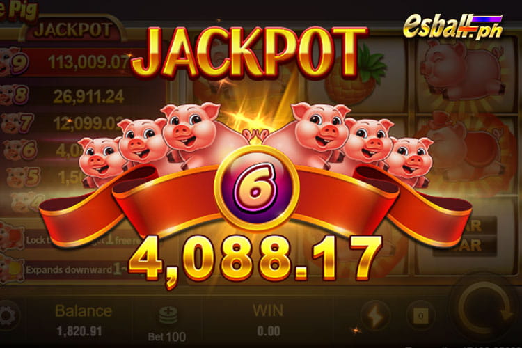 Jili Fortune Pig Jackpot Win 4,088.17 Pesos!