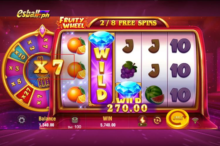 Jili Fruity Wheel Slot Game Special Features: Multiplier